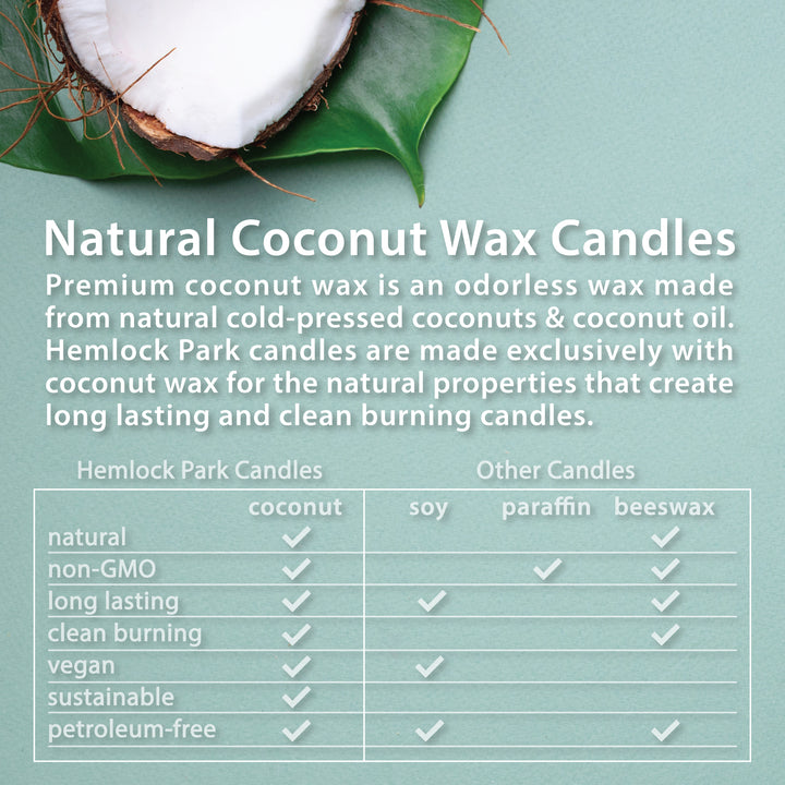 White Tea | Wood Wick Candle with Natural Coconut Wax