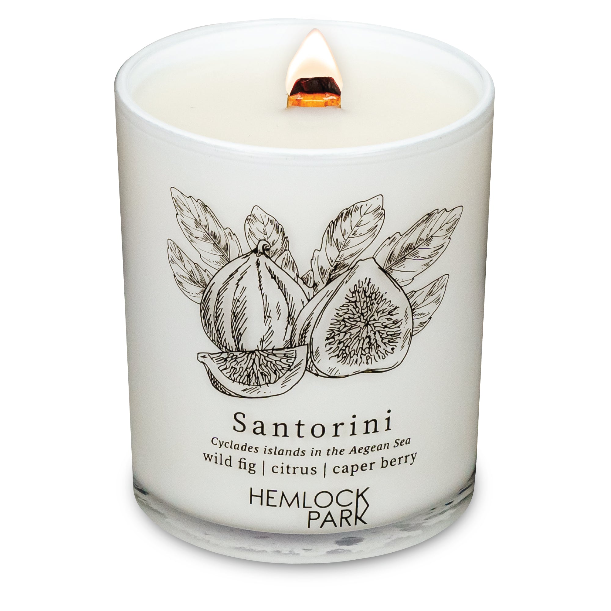 Santorini | Passport Wood Wick Candle – Hemlock Park