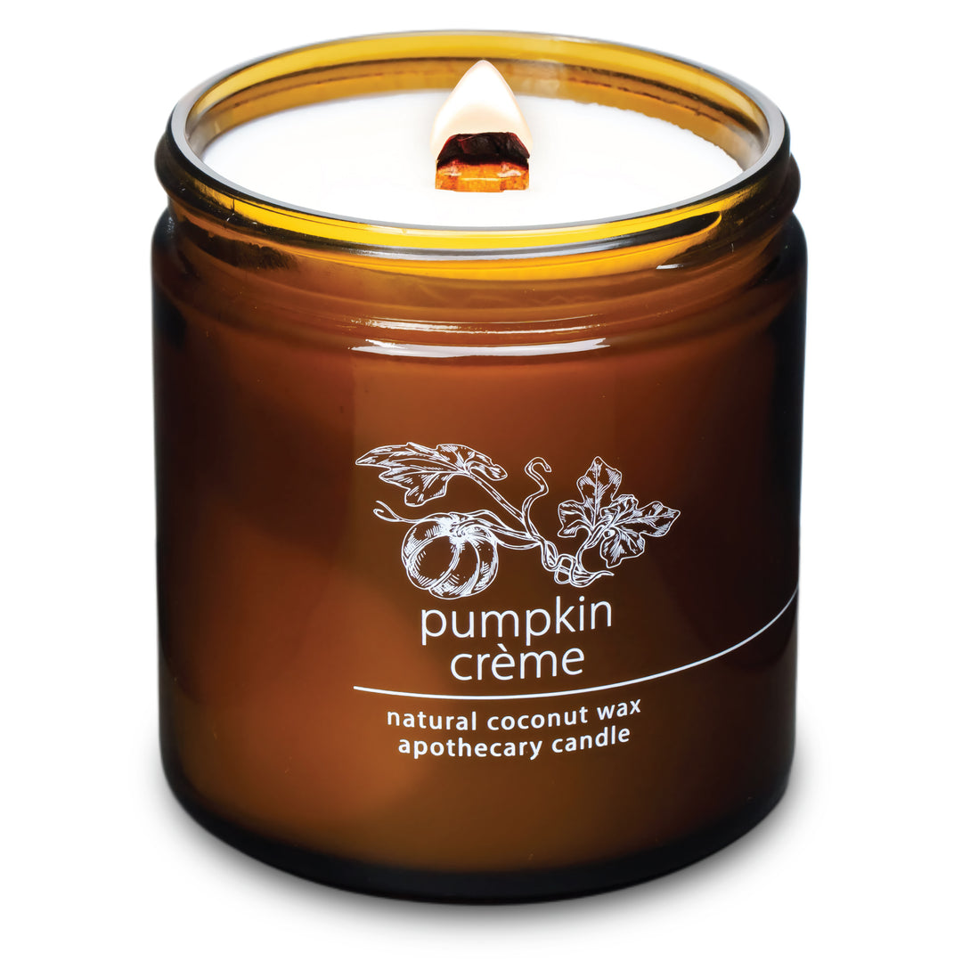 Pumpkin Crème | Wood Wick Candle with Natural Coconut Wax
