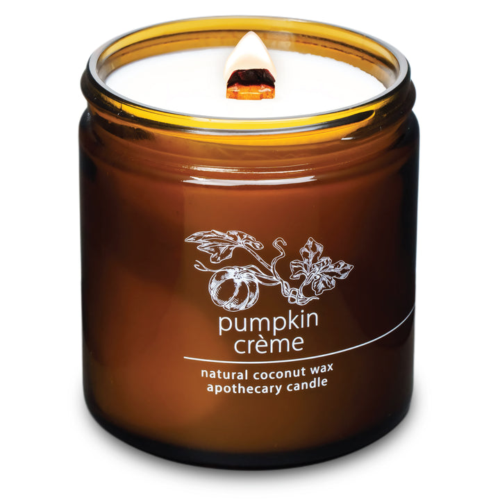 Pumpkin Crème | Wood Wick Candle with Natural Coconut Wax