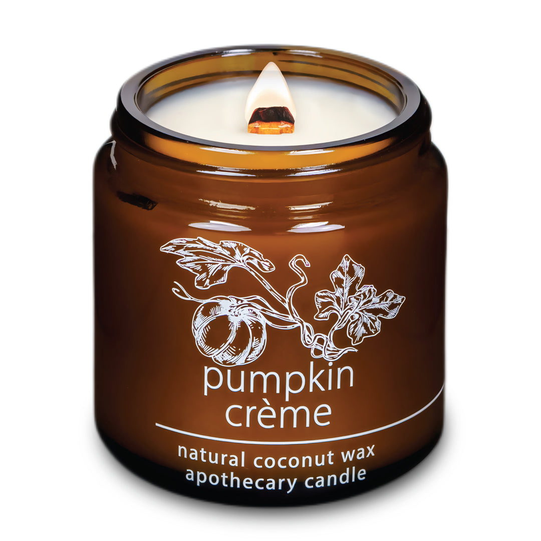 Pumpkin Crème | Wood Wick Candle with Natural Coconut Wax