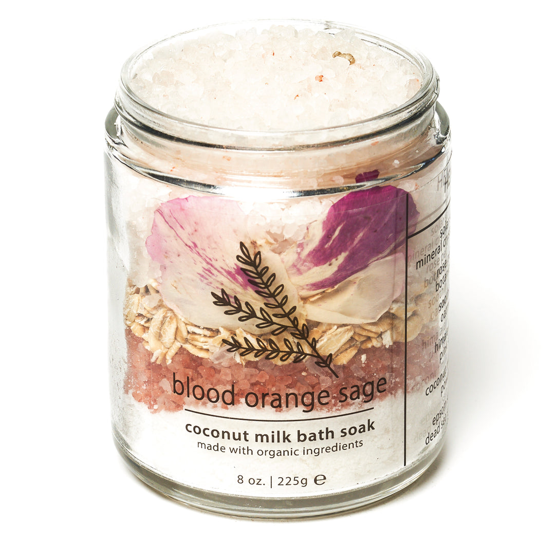 Blood Orange Sage Coconut Milk Bath Soak