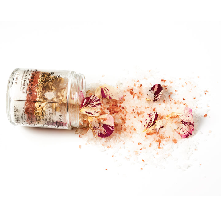 Blood Orange Sage Coconut Milk Bath Soak