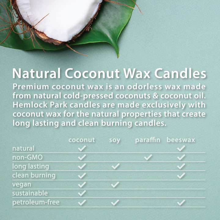 Scarlet Rose | Wood Wick Candle with Natural Coconut Wax