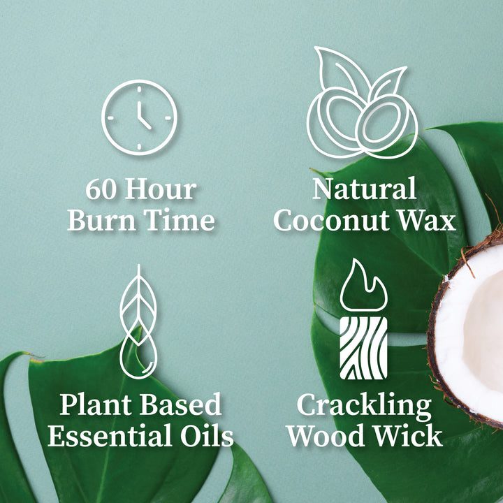 Lily of the Valley | Wood Wick Candle with Natural Coconut Wax