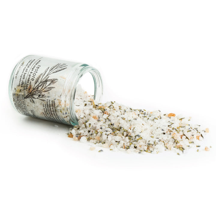 Restore White Sage & Green Tea Essential Oil Bath Soak