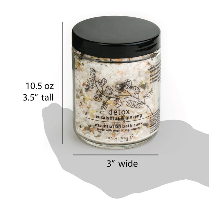 Detox Eucalyptus & Ginseng Essential Oil Bath Soak