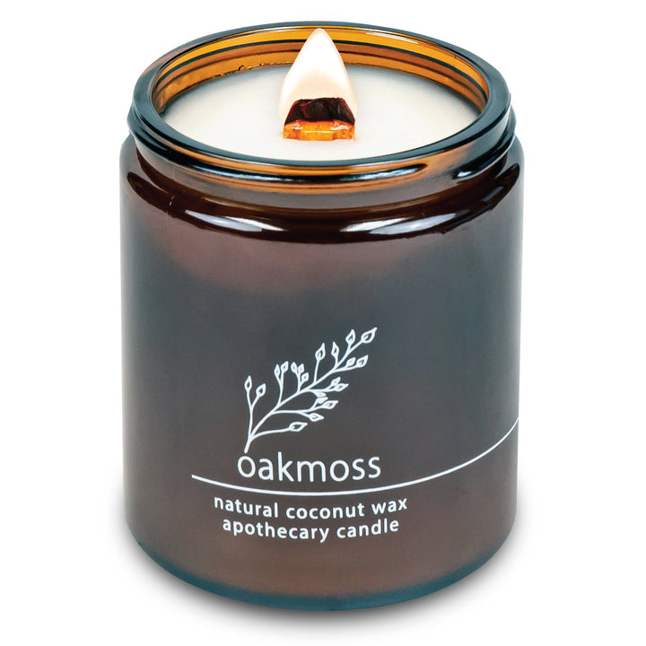 Oakmoss | Wood Wick Candle with Natural Coconut Wax