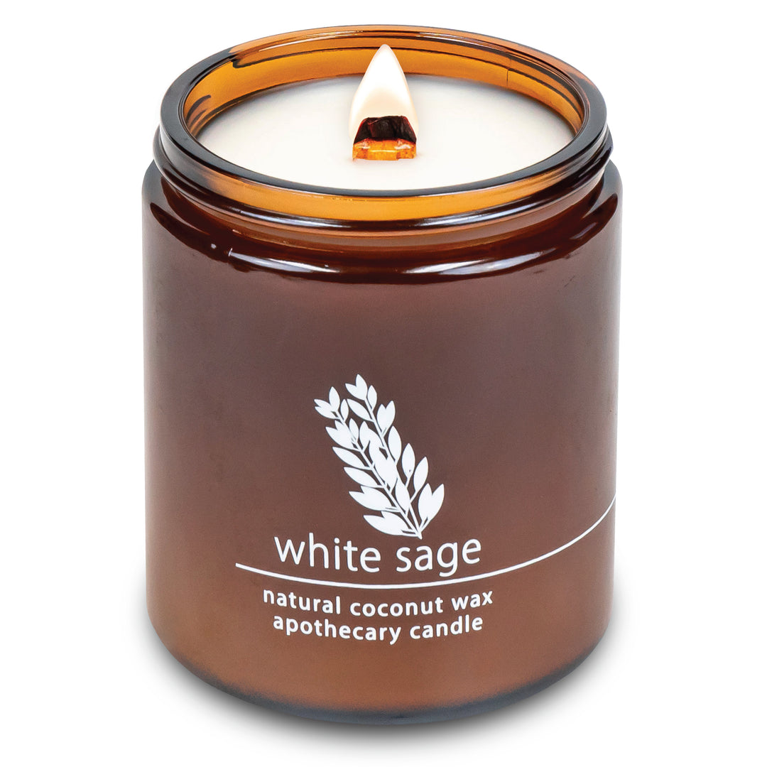 White Sage | Wood Wick Candle with Natural Coconut Wax