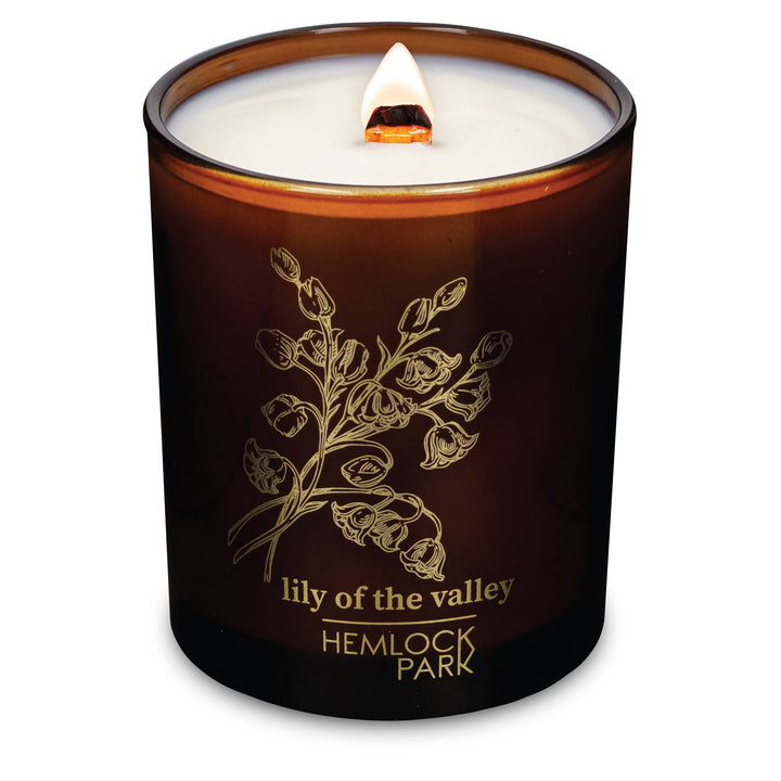 Lily of the Valley | Amber & Gold Wood Wick Candle