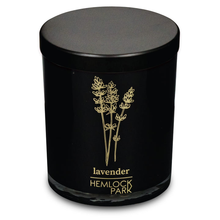 Lavender | Black & Gold Wood Wick Candle