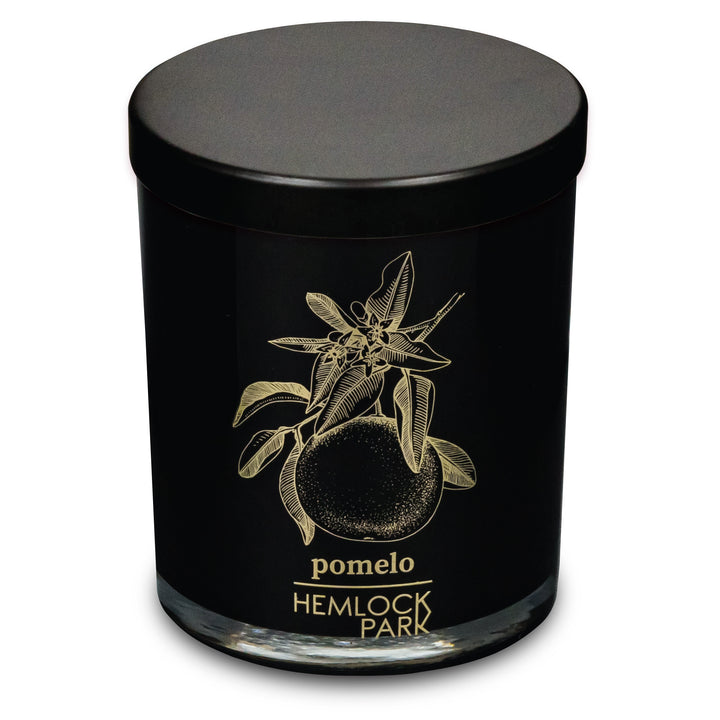 Pomelo Citrus | Black & Gold Wood Wick Candle