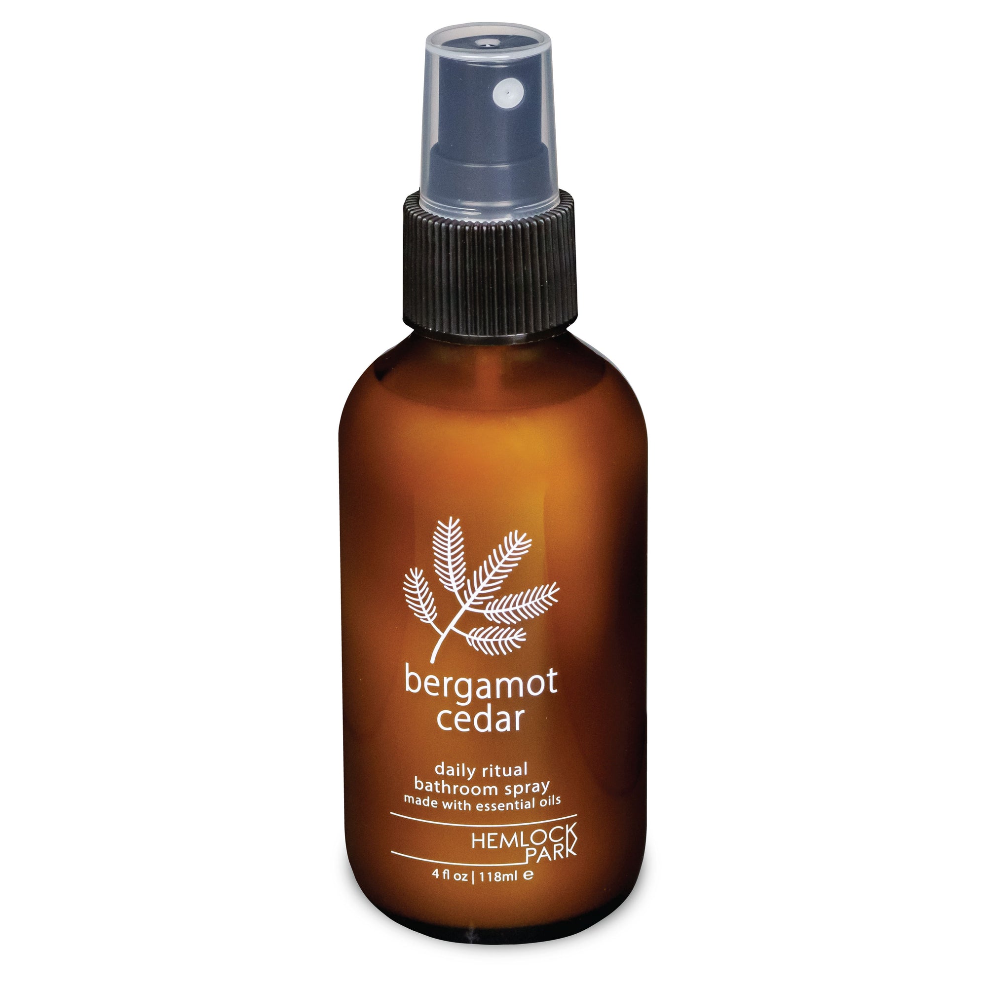 Bergamot Cedar room spray plant-based vegan Hemlock Park 4 oz