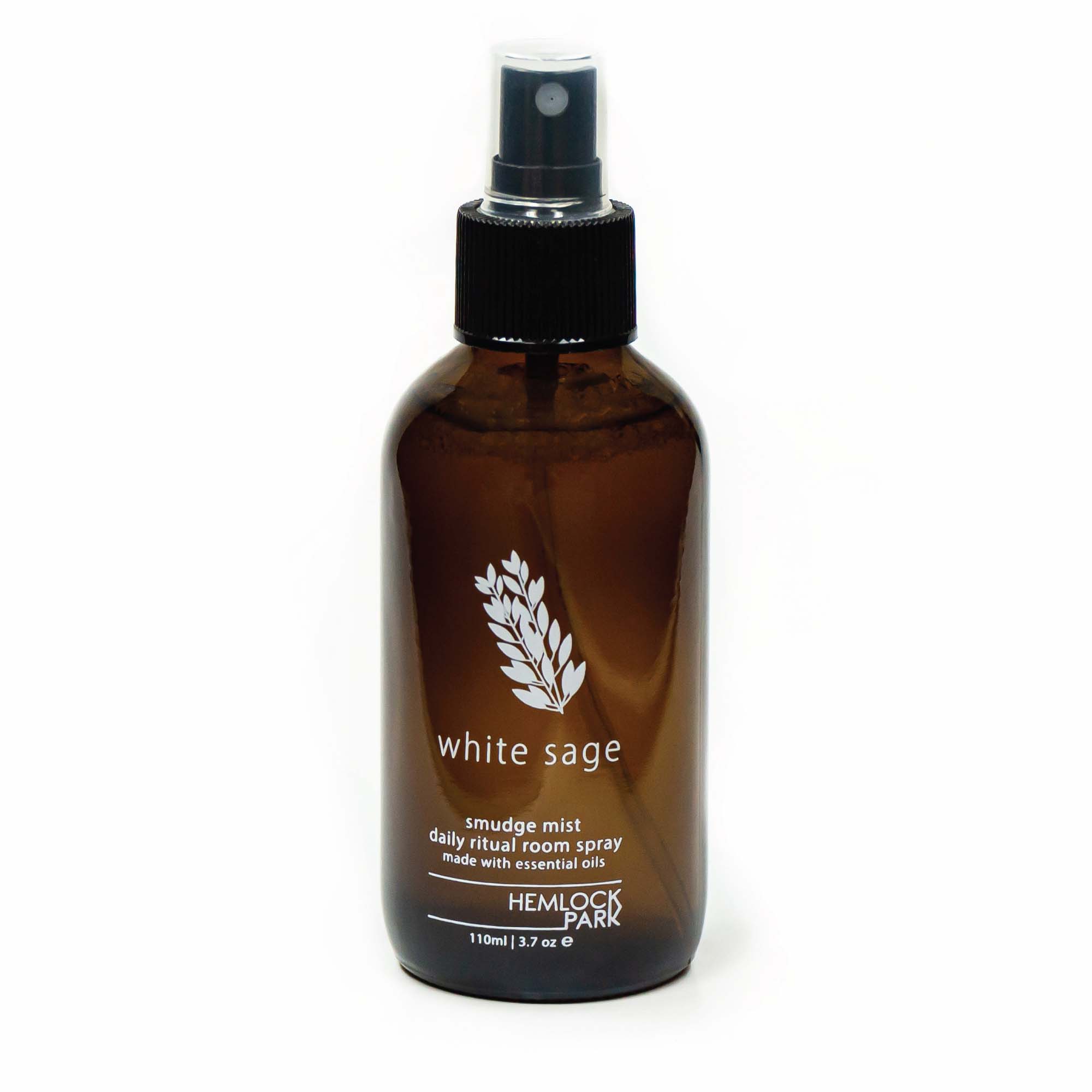 Sage smudge mist room spray plant-based vegan Hemlock Park 4 oz
