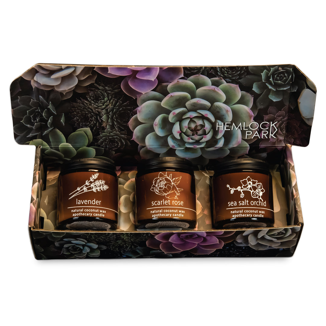 Garden Apothecary Candle Trio