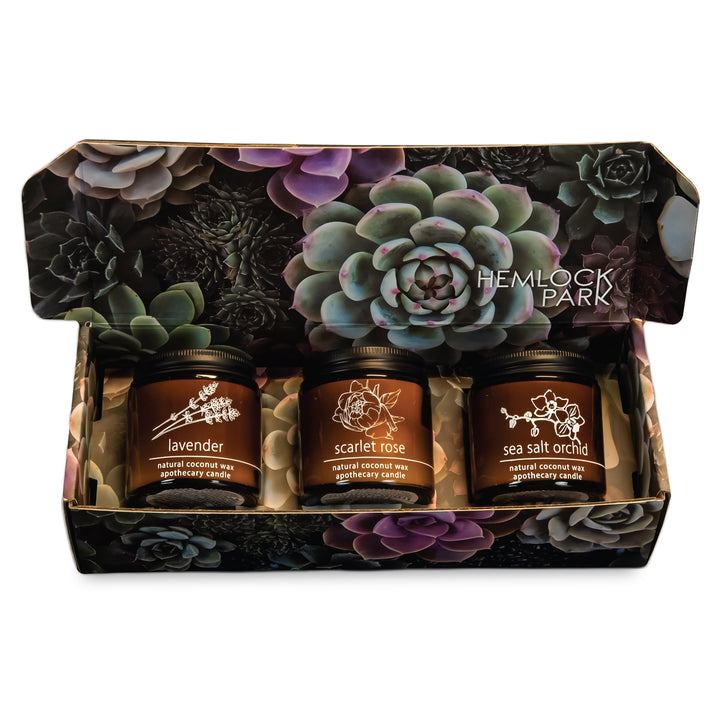 Garden Apothecary Candle Trio