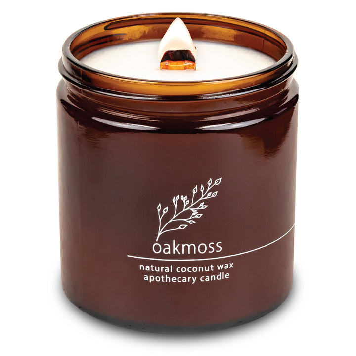 Oakmoss | Wood Wick Candle with Natural Coconut Wax