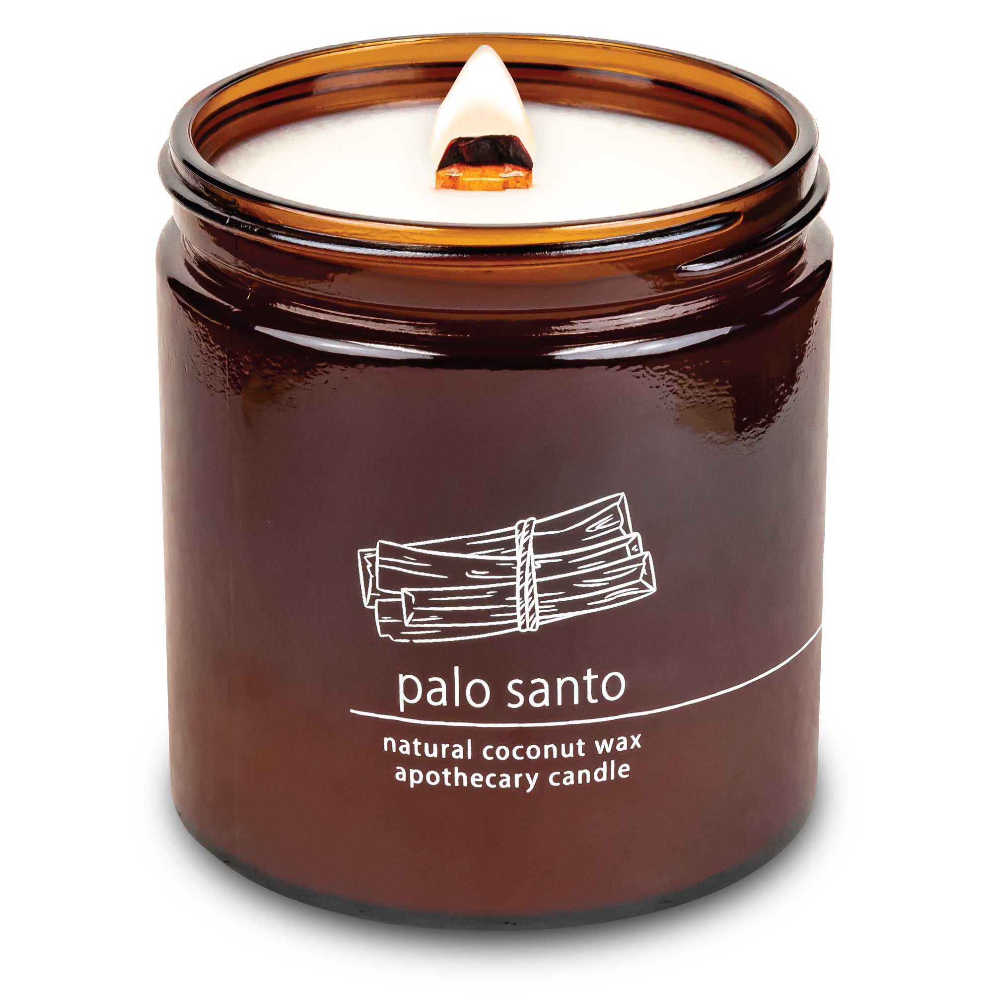 Palo Santo Apothecary Wood Wick Candle