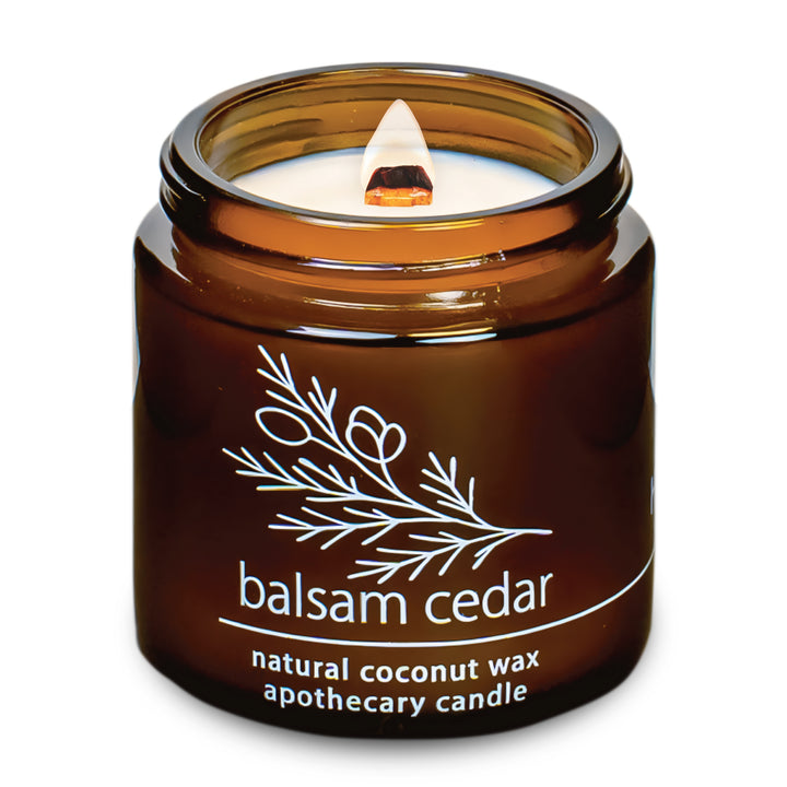 Balsam Cedar | Wood Wick Candle with Natural Coconut Wax