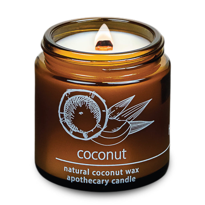 Coconut | Wood Wick Candle with Natural Coconut Wax