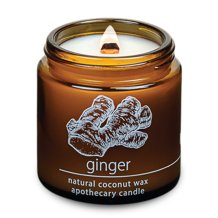 Ginger | Wood Wick Candle with Natural Coconut Wax