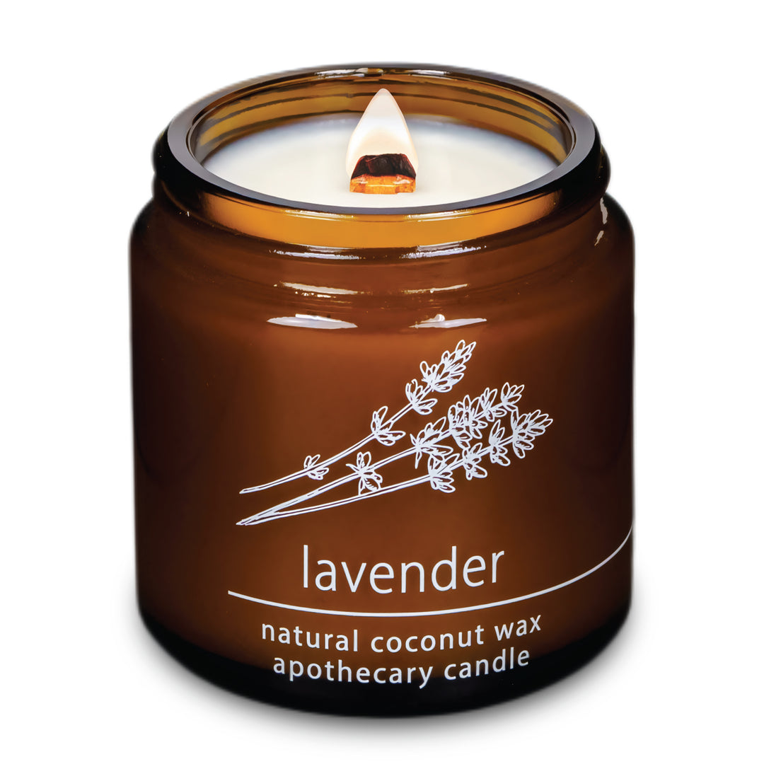 Lavender | Wood Wick Candle with Natural Coconut Wax
