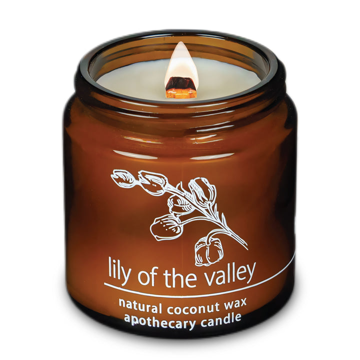 Lily of the Valley | Wood Wick Candle with Natural Coconut Wax