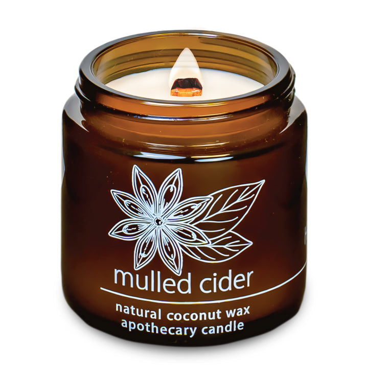 Mulled Cider | Wood Wick Candle with Natural Coconut Wax