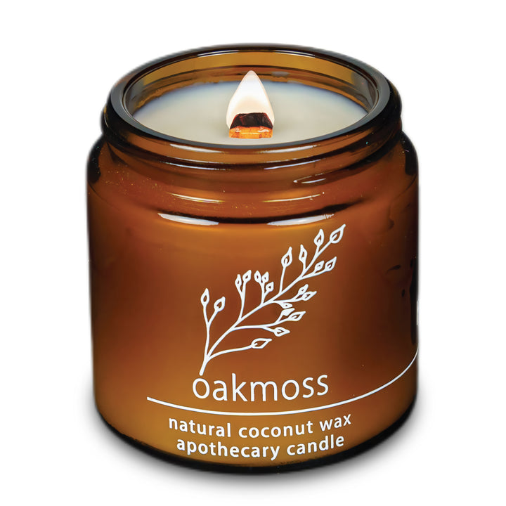 Oakmoss | Wood Wick Candle with Natural Coconut Wax