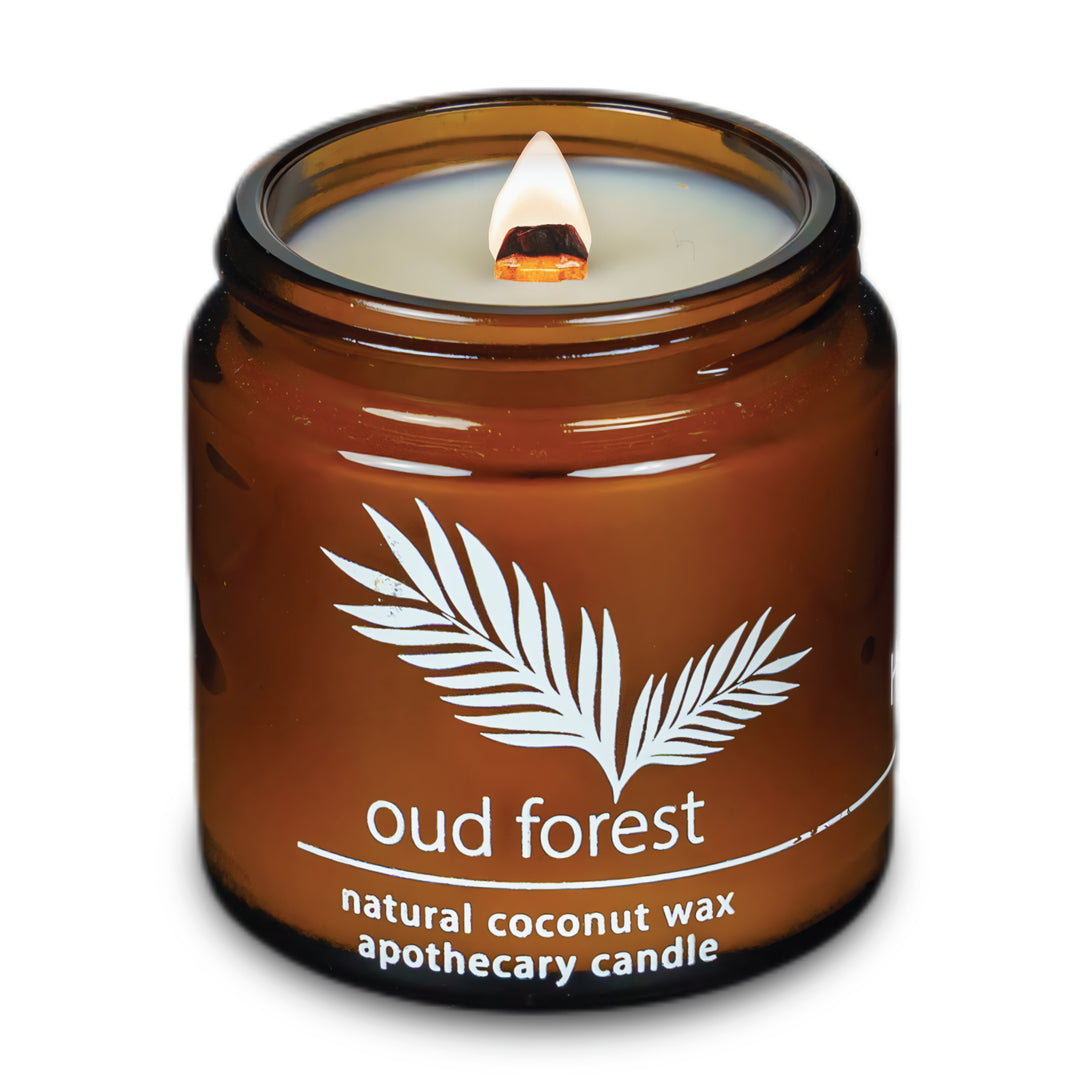 Oud Forest | Wood Wick Candle with Natural Coconut Wax