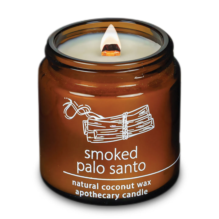 Smoked Palo Santo | Wood Wick Candle with Natural Coconut Wax