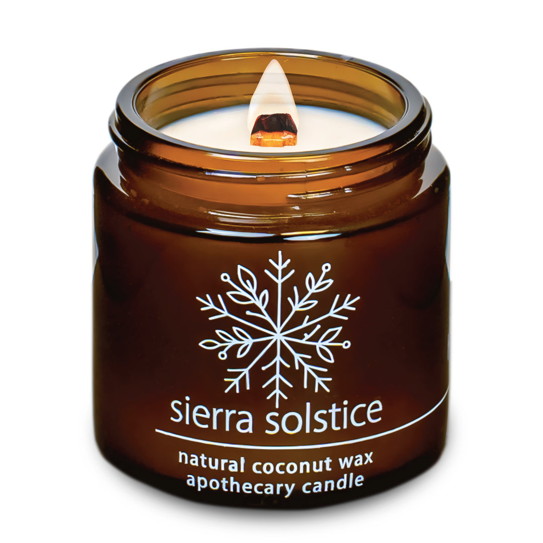 Sierra Solstice | Wood Wick Candle with Natural Coconut Wax