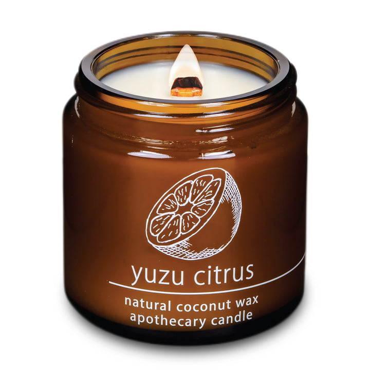 Yuzu Citrus | Wood Wick Candle with Natural Coconut Wax