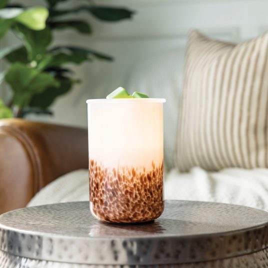Tiger Shell | Illuminated Glass Wax Melt Warmer