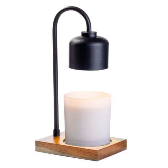 Rustic Wood | Arched Candle Warmer Lamp