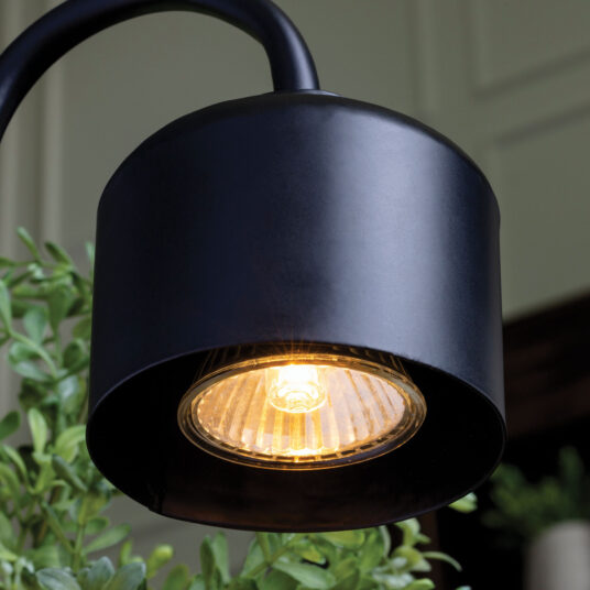 Rustic Wood | Arched Candle Warmer Lamp