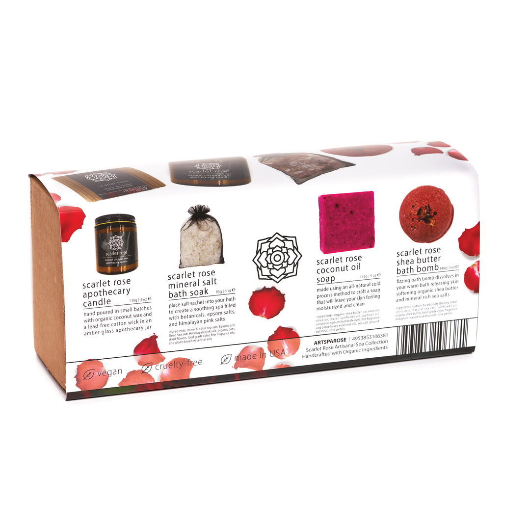 Scarlet Rose | Artisanal Spa Collection Gift Set