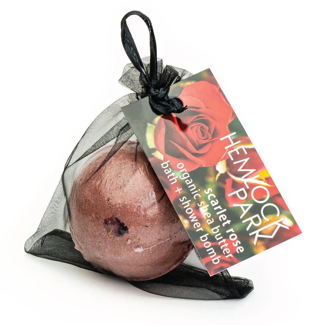 Scarlet Rose | Organic Shea Butter Bath Bomb