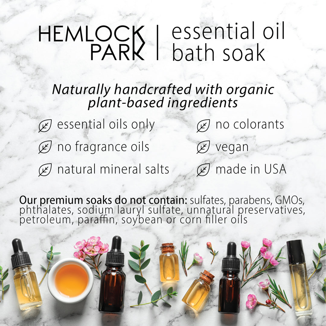 Restore White Sage & Green Tea Essential Oil Bath Soak – Hemlock Park
