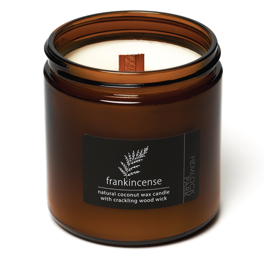 Frankincense | Wood Wick Candle with Natural Coconut Wax
