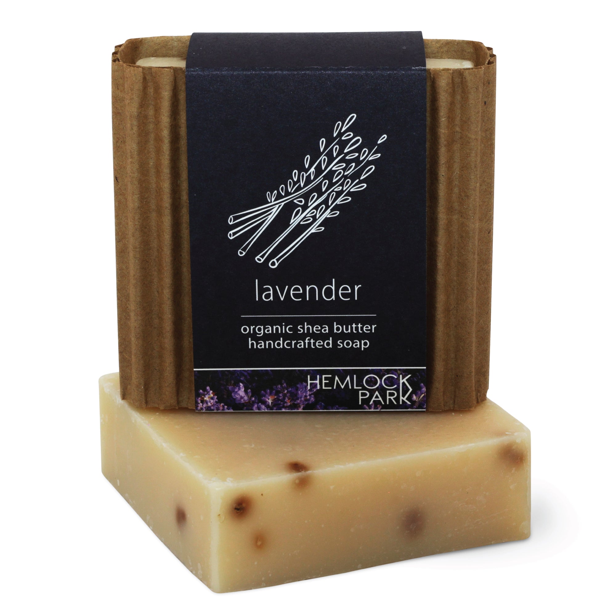 Lavender bar soap set 3 pack shea butter plant-based Hemlock Park
