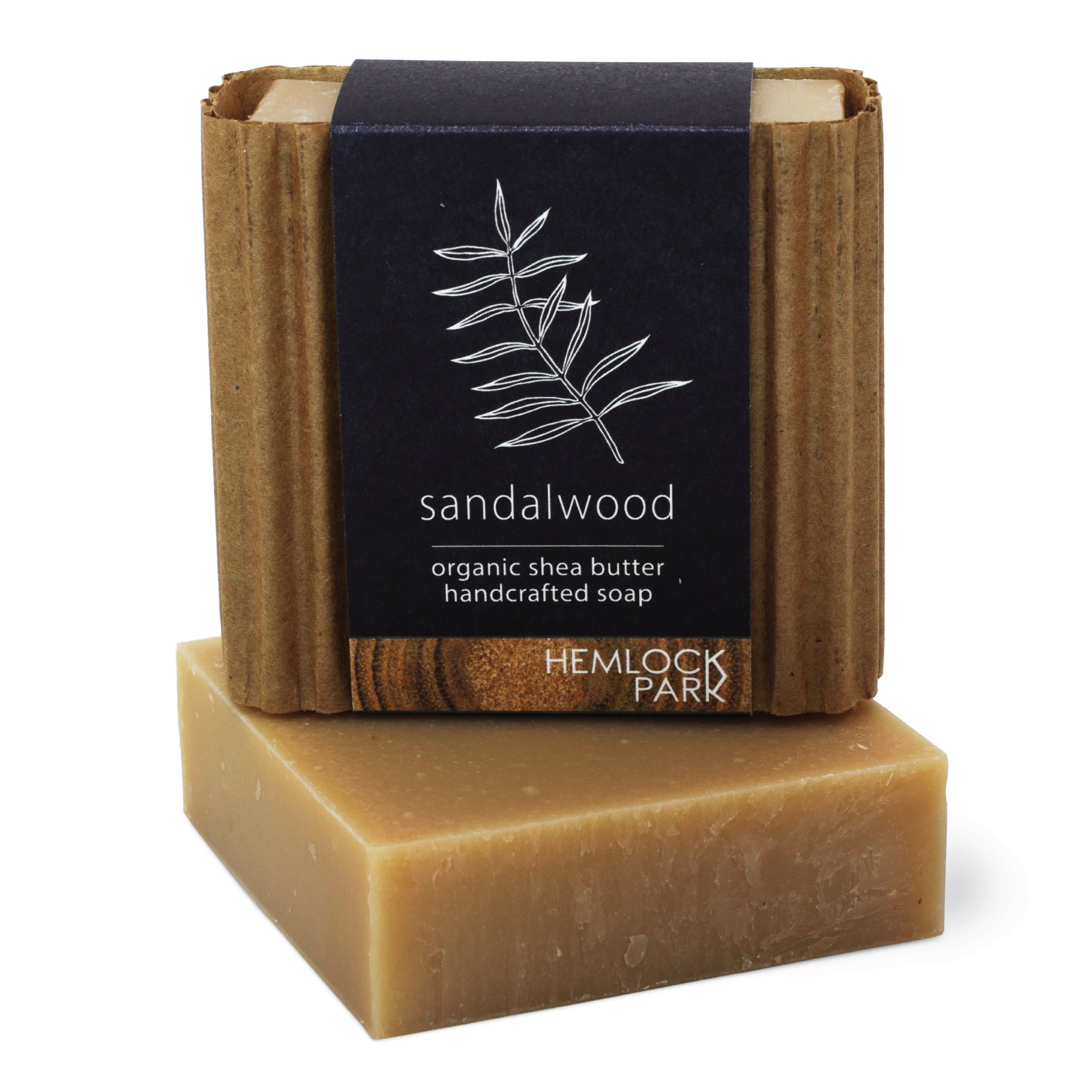 Sandalwood bar soap set 3 pack organic shea butter plant-based Hemlock Park
