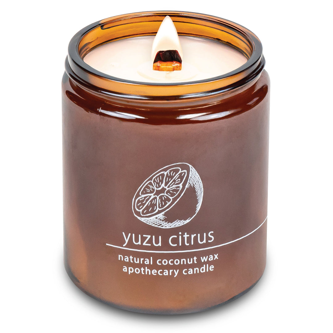 Yuzu Citrus | Wood Wick Candle with Natural Coconut Wax